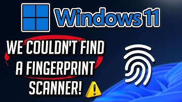 We couldn’t find a fingerprint scanner compatible with Windows Hello Fingerprint In Windows 11/10