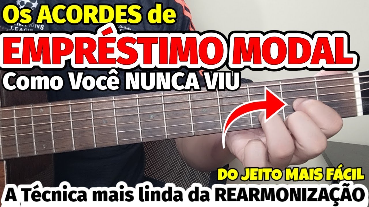 🎸Como usar os ACORDES de EMPRÉSTIMO MODAL na PRÁTICA em QUALQUER MÚSICA de um jeito FÁCIL no VIOLÃO