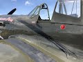 P-40 inflight oil leak emergency at Stuart Airshow - Thom Richard