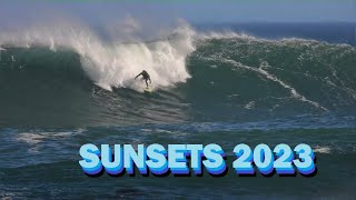 TOP SURF SPOT 2023 | SUNSETS | Best of 2023 - P2 #downsouth #westcoast #capetown #bigwavesurfing