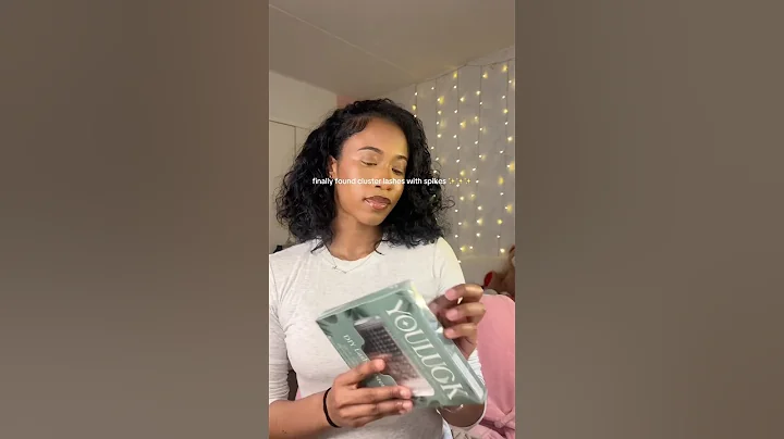 CLUSTERS OR LASH EXTENSIONS ?? 👀 #lashes #diylashes #lashextensions #lashclusters