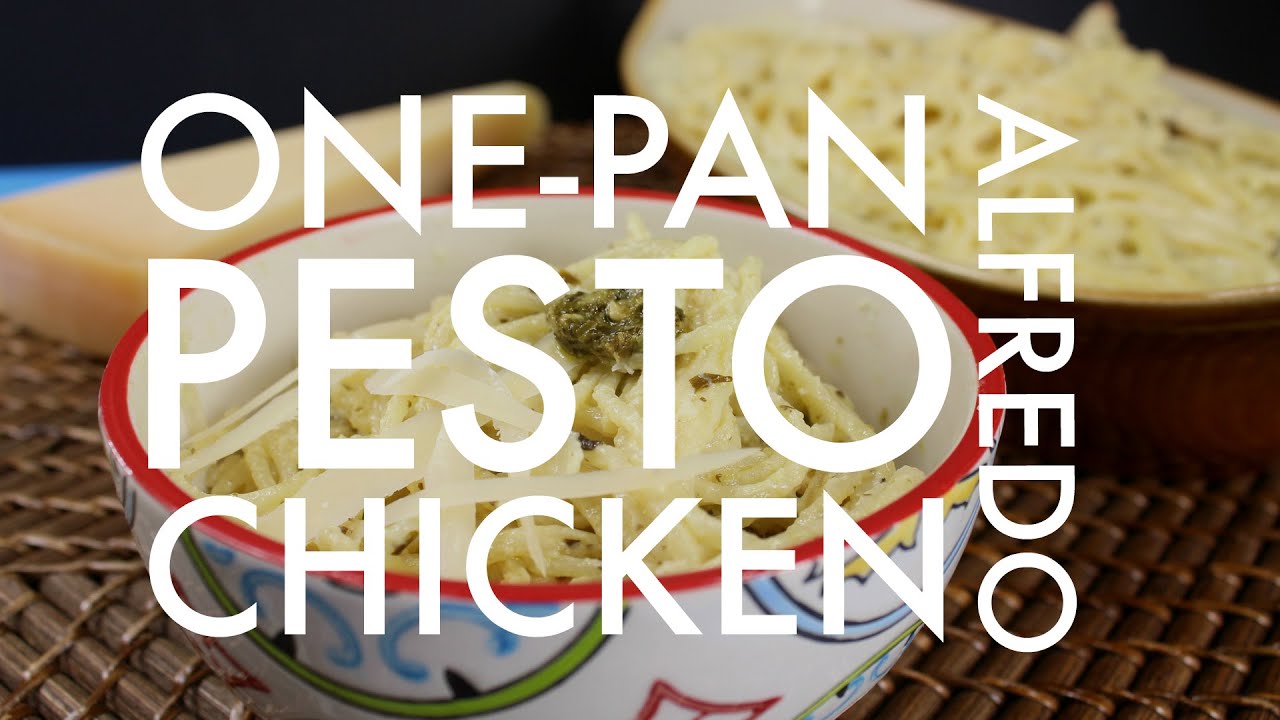 One-Pan Pesto Chicken Alfredo