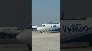 indigo ATR &amp; indigo Airbus 320 #reels #automobile #automobile #airplane #aviation #bollywood #reel