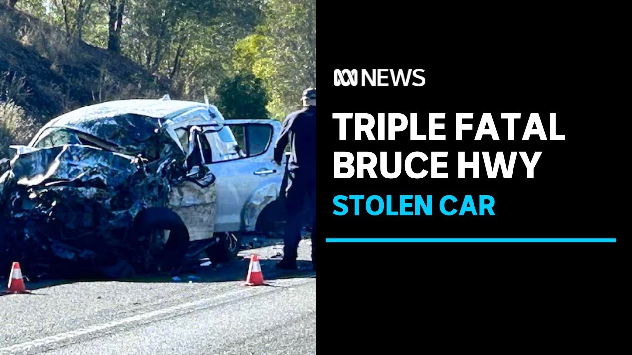 Three killed in crash involving stolen car at Federal | ABC News - YouTube