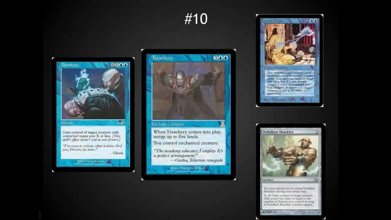 Top 10 Blue EDH cards Mythic MTG Tech 20 YouTube