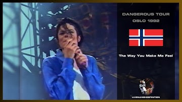 Michael Jackson - The Way You Make Me Feel - Live Oslo 1992 - HD