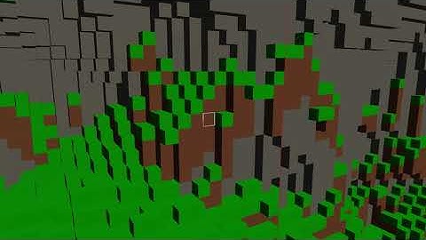 Mavoxel - Ray casting collision demonstration