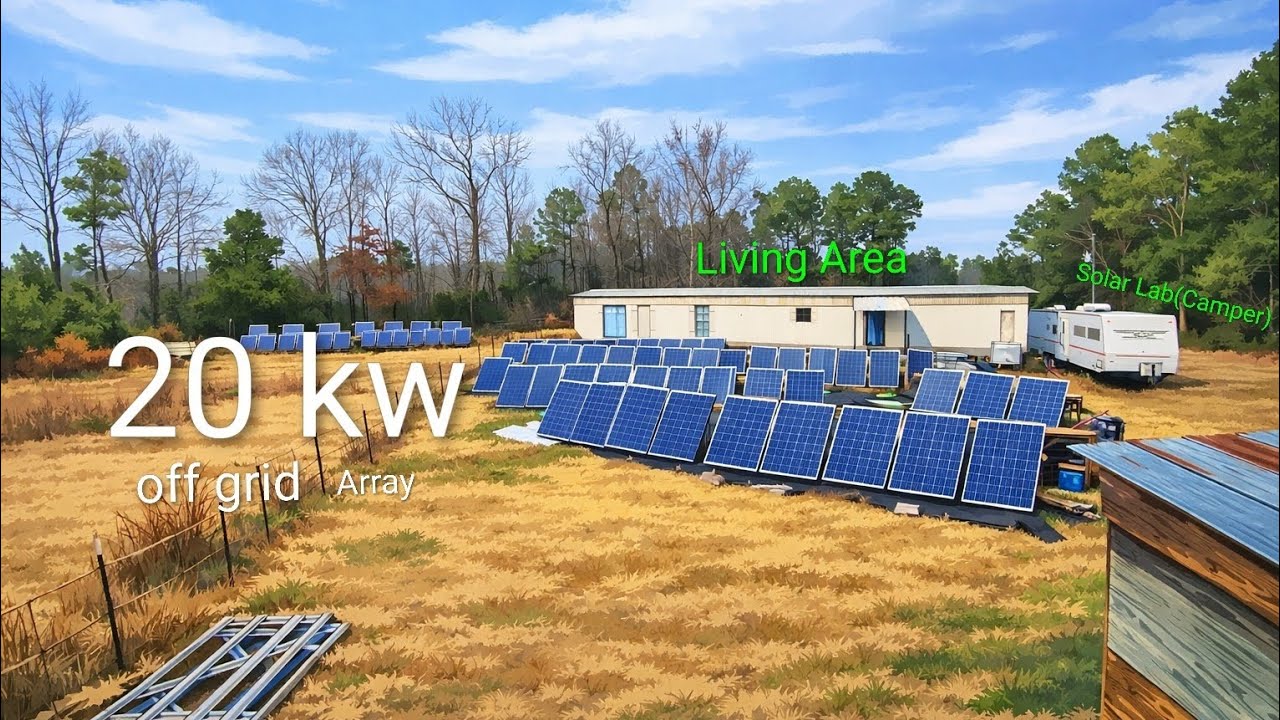 20kw Solar Array Reorganization - YouTube