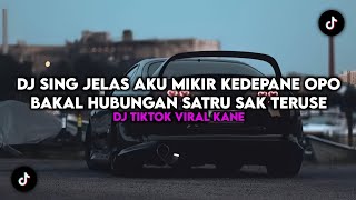 DJ SING JELAS AKU MIKIR KEDEPANE OPO BAKAL HUBUNGAN SATRU SAK TERUSE KANE