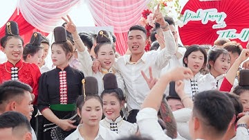 NHẢY ĐÁM CƯỚI DƯỚI CHÂN ĐÈO PHA ĐIN NGƯỜI THÁI ĐEN - LỄ THÀNH HÔN - ĐÌNH TRỌNG & THU HÀ