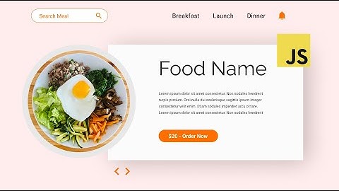 Creating a Meals Website with HTML, CSS, JavaScript, and TheMealDB API