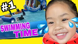 Raysha & Rayqal Going To Swimming