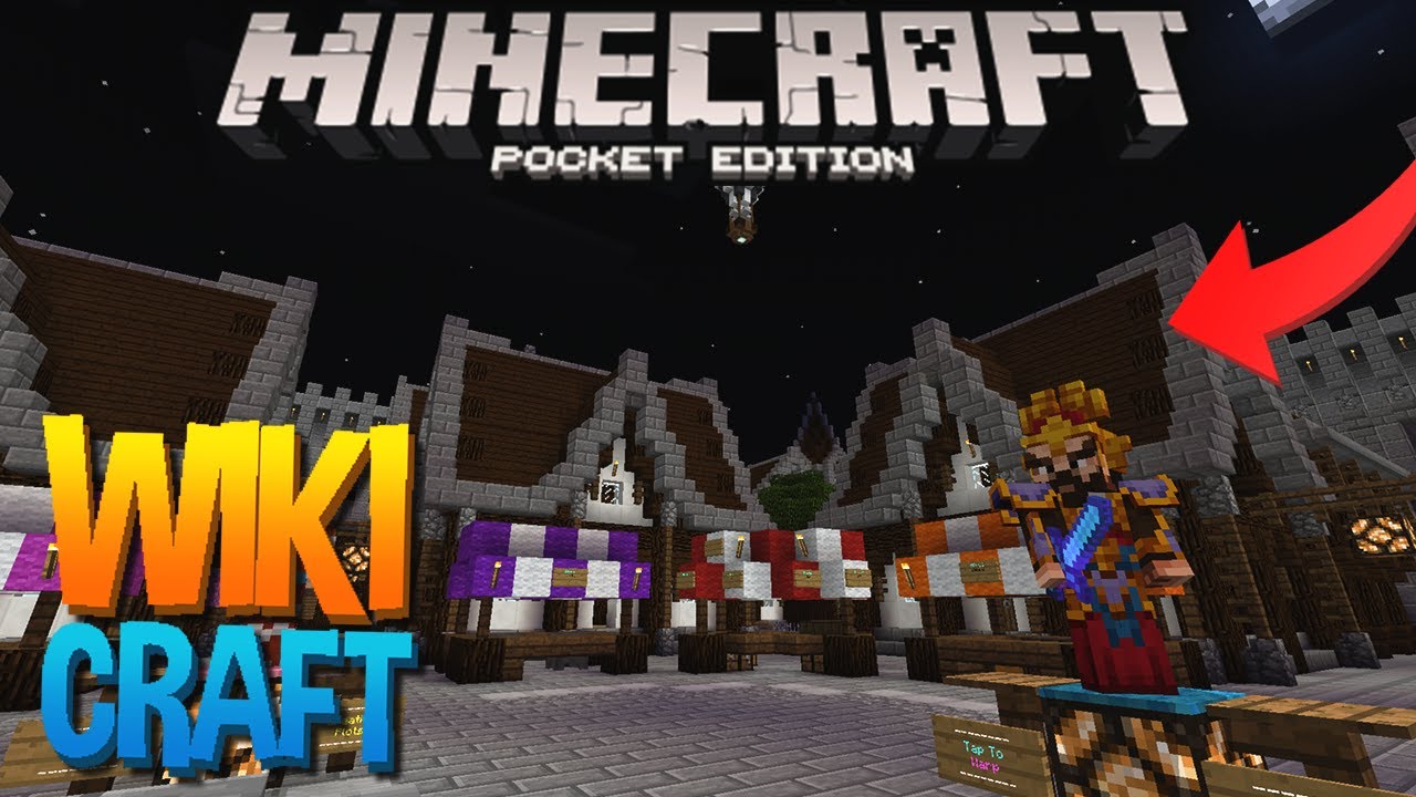 Creative Plot Server Wikicraft Mcpe 1 1 Server Minecraft Pe Pocket Edition Youtube