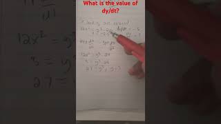 dy/dt? #calculus #apexam