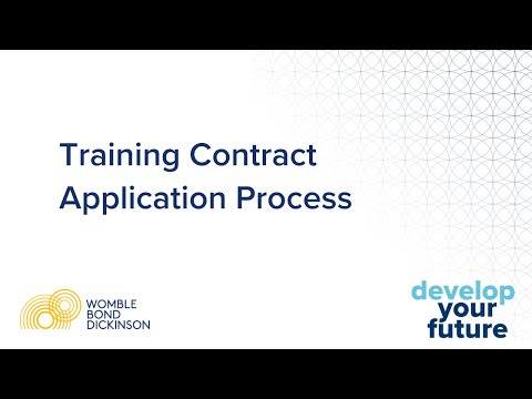 WBD Training Contract Application Process