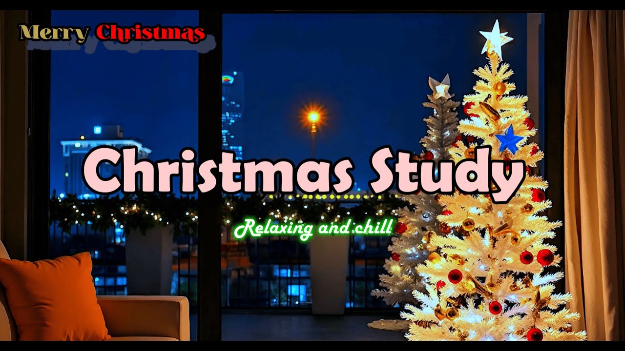 🎄 Urban Christmas Lofi ☕ | Cozy Night Beats for Study & Relax