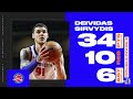 Deividas Sirvydis With Career-High 34 PTS vs. Gold