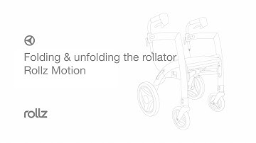 Rollz Motion - Folding & unfolding the rollator