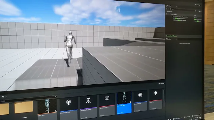 ai behavior tree testing at Unreal Fest 2023