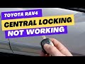 Rav4 central locking not working (full repair tutorial)