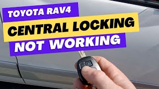 Rav4 central locking not working (full repair tutorial)