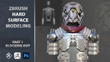 Zbrush hard surface modeling mr.robot part 1 blocking out  _  zbrush beginner tutorial dgo cg DGO CG