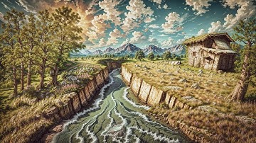 Stable Diffusion - Subject-Oriented Inpainting Timelapse (6.5x) with Tile Resample