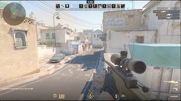 Counter Strike 2 - Dust 2 - Deathmatch Only AWP 4k Full Gameplay 54 KILL !! (No Commentary)