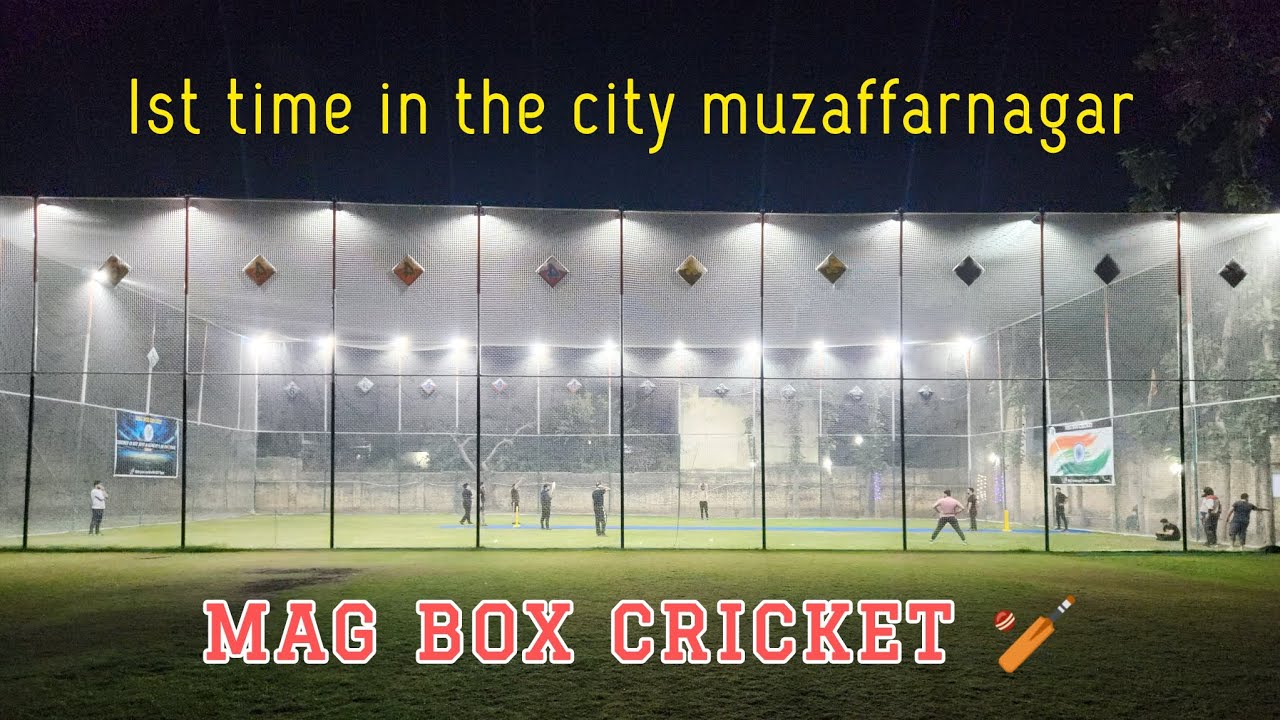 MAG BOX CRICKET 🏏 , Ist time in the city muzaffarnagar