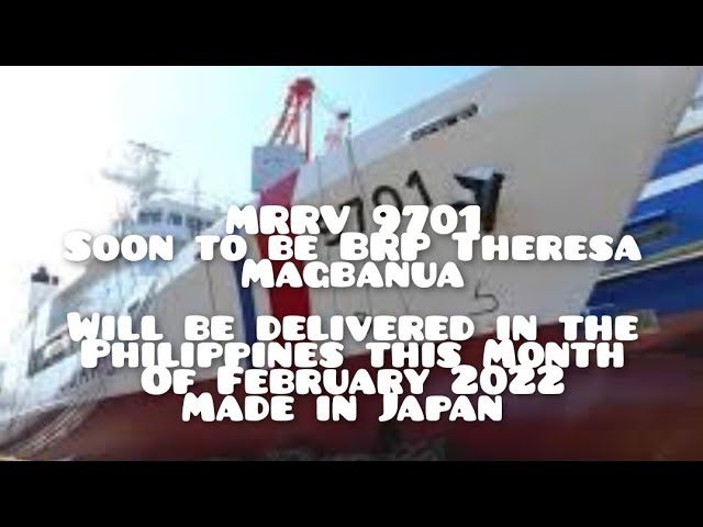 Wow Super Good News! MRRV 9701 soon to be BRP Theresa Magbanua will be delivered to the Philippines. class=