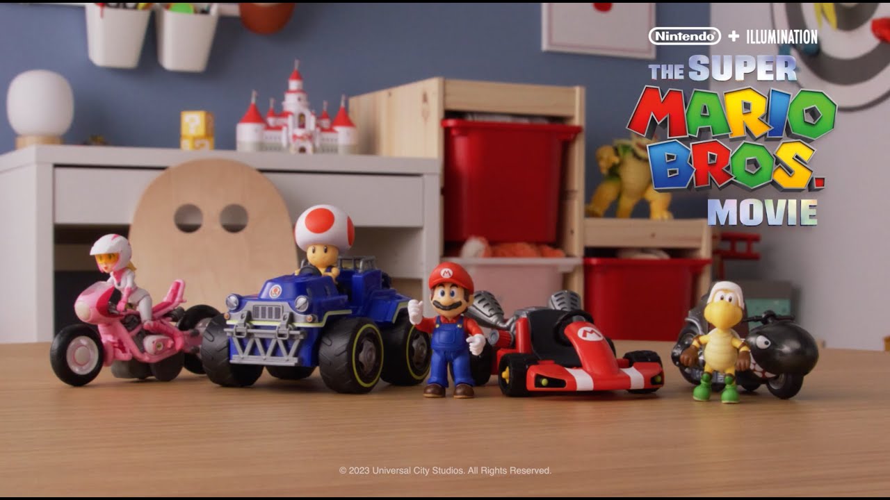 The Super Mario Bros. Movie - Figuras de acción de 5 pulgadas Serie 1 -  Figura de Mario con accesorio de émbolo