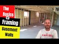 The Basics of Framing Basement Walls