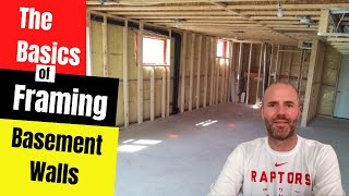 The Basics of Framing Basement Walls