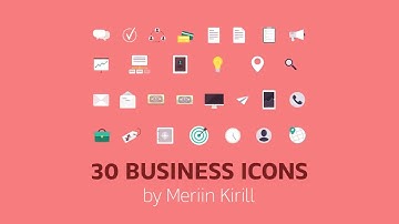 30 Business Icons After Effects Templates
