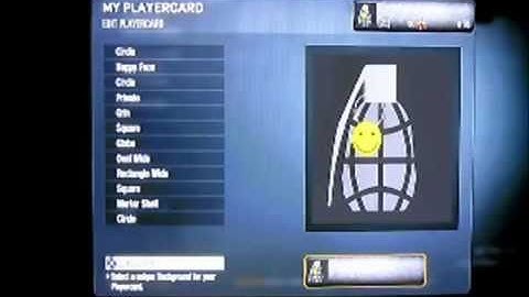 BBC grenade with smiley face emblem tutorial on black ops