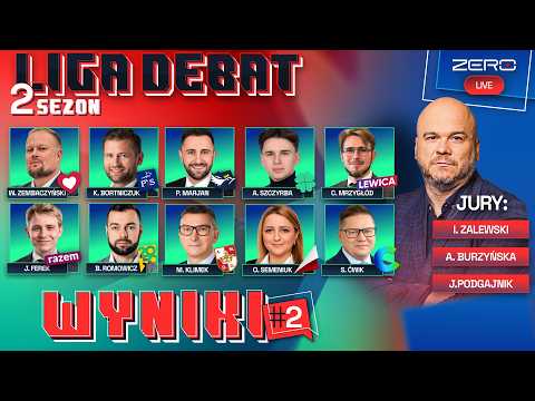 LIGA DEBAT 2 #2 WYNIKI - PRUSINOWSKI, ZALEWSKI, BURZYŃSKA, PODGAJNIK