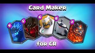 Card Maker for Clash Royale - the best inline card editor for Clash Royale screenshot 4