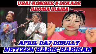 Download Lagu USAI DUET KONSER 8 DEKADE RHOMA IRAMA, APRIL DIBULY HABIS\ MP3