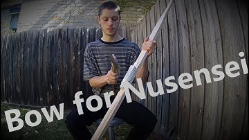 A Mollegabet Bow for Nusensei, with Hand Tools: Part 1 of 3