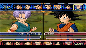 Trunks Vs Goten DBZ Budokai Tenkaichi 3