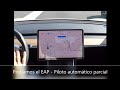 Probamos el EAP en el Tesla Model 3. Período de prueba.