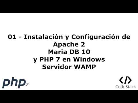 01 - Instalacion de WAMP [Windows - Apache 2 - MariaDB 10 - PHP 7] [Español]