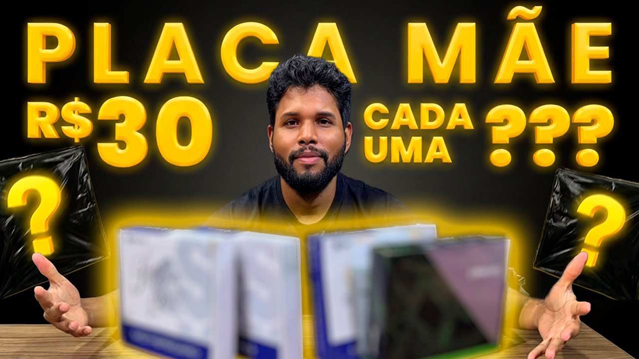 4 PLACAS MÃE POR PREÇO DE PIZZA 🍕TESOURO OU SUCATA???