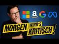 Microsoft, Amazon, Meta & Google – so positioniere ich mich für die Earnings