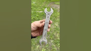 Making a knife from 19 wrench