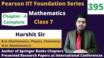 Exponential Equation | Chapter - 4 | class - 7 | IIT Foundation Mathematics | Pearson Book Syllabus