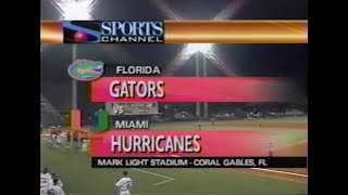 Miami vs Florida Baseball 1999 (2/12/1999) Partial