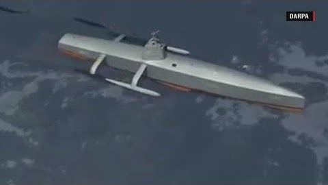 U.S. Navy tests new submarine-hunting drone ship