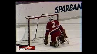 1984 USSR - Czechoslovakia 2-7 Hockey. Sweden Cup, 2nd & 3rd periods