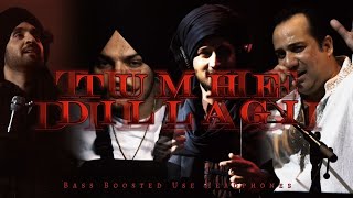 Sidhu Moosewala x Atif Aslam x Diljit - Tumhe Dillagi | Bass Remix | Al Cover | Rahat Fateh Ali Khan